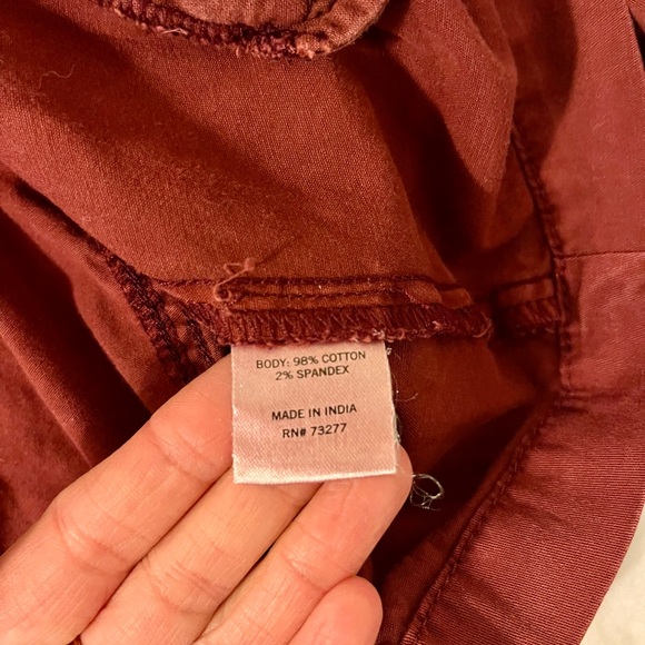 Sonoma Burgundy Fall Jacket S - Picture 4 of 5